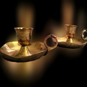 🎄Vintage Brass Candle Holder - set of 2 Chamberstick